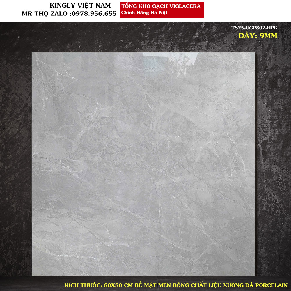Gạch lát nền Viglacera 80x80 TS25-UGP802 Loại A1